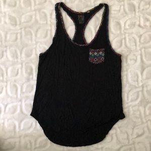 PacSun Pattern Pocket Racerback Tank